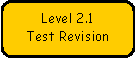Rounded Rectangle: Level 2.1 Test Revision
