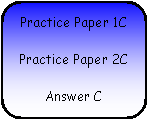 Rounded Rectangle: Practice Paper 1CPractice Paper 2CAnswer C